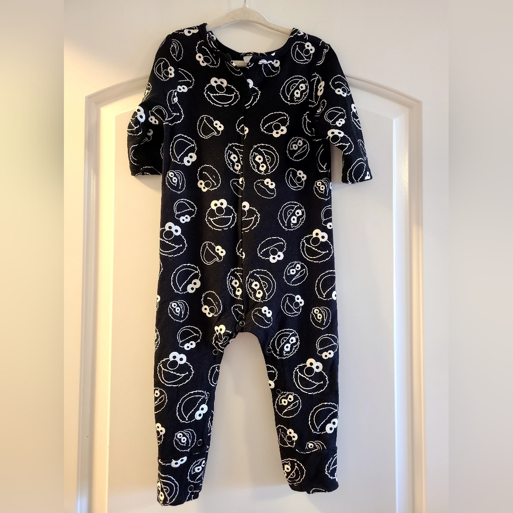 Smash + Tess Sesame Street Romper🖤🤍